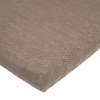Bruin hoeslaken park - Hoeslaken deluxe jacquard chevron dark taupe 